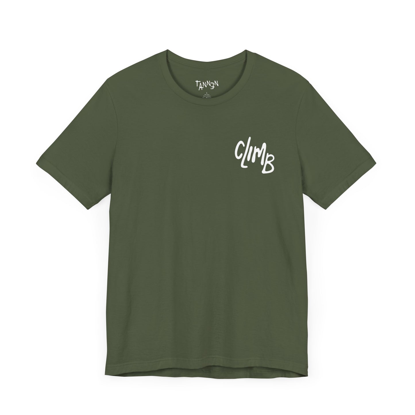 The Natural Flow State | Minimalist Climber Line Art Tee | Modern Climbing & Bouldering Shirt